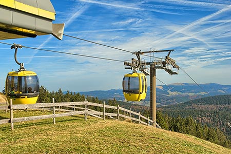 Seilbahnfahrt auf den Belchen